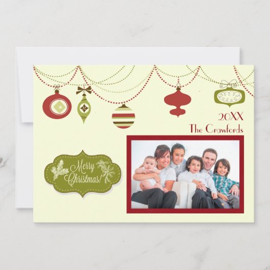 Noël à l'ancienne - Carte de Noël (Devant)