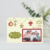 Noël à l'ancienne - Carte de Noël 3x5 (Debout devant)