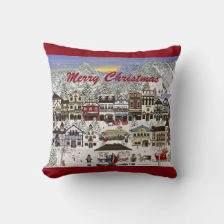 Noël à Leavenworth Washington Coussin
