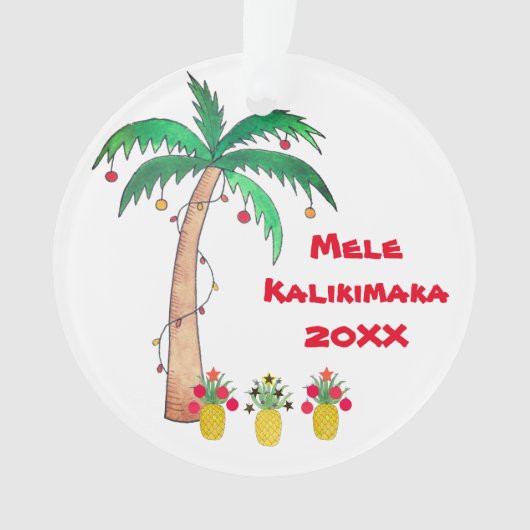 Noël à Mele Kalikimaka Palm Tree Island (devant)