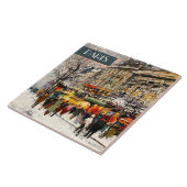 Noël à Paris. Carreaux en céramique de Noël (Côté)