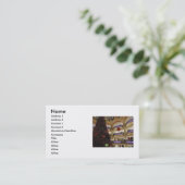 Noël à Paris Carte de visite (Debout devant)