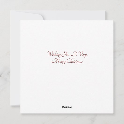 "Noël à Paris Carte de Vœux (Dos)