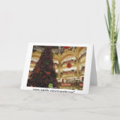 Noël à Paris Carte de voeux/note (Dos)