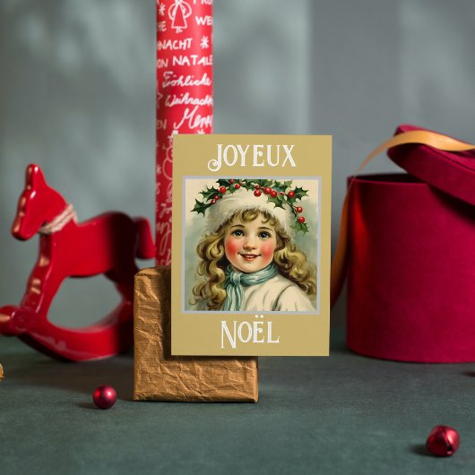 Noel a Paris collage Feestdagen Kaart