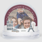 Noël à Paris Keepsaké Photo (Arrière)