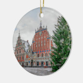 Noël à Riga Lettonie Décoration des arbres en céra (Gauche)