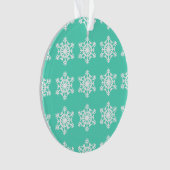Noël à Tiffanys Aqua Blue Snowflakes (devant)