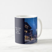 Noël à Whistler Village, Canada Mug (Devant droit)