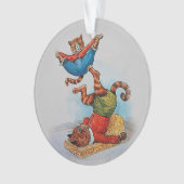 Noël acrobatique de cru de chats de Louis Wain (devant)