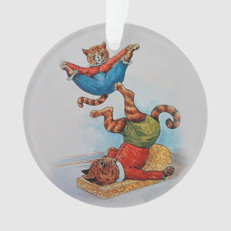 Noël acrobatique de cru de chats de Louis Wain