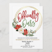 Noël Adoption Fête Invitation (Devant / Derrière)