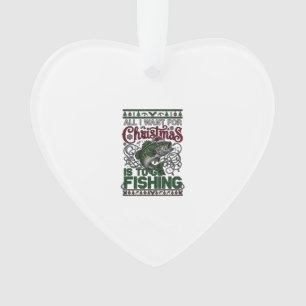 Noël Aller à la pêche Poisson Chapeau de Père Noël