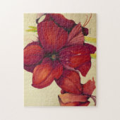 Noël Amaryllis Jigsaw Puzzle (Vertical)