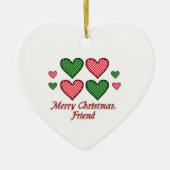 Noël Ami GH Ornement en céramique (Devant)