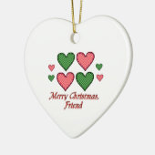 Noël Ami GH Ornement en céramique (Gauche)