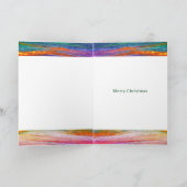 Noël ange haricot se réjouir carte de vacances (Intérieur)