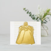 Noël Angel 6 Foil Carte postale (Debout devant)