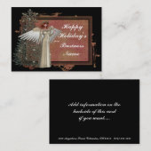 Noël Angel Design 1 Carte de visite (Devant / Derrière)