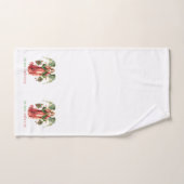 Noël Angel Fancy Joyeux Noël Typographie (Serviette à main)