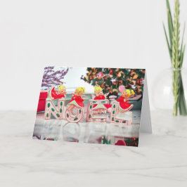 NOEL Angels Retro Kerstmis Nieuwjaar Kaart