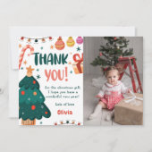 Noël Anniversaire Carte de remerciements photo (Devant)