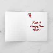 Noël Anniversaire Carte Snowman (Intérieur)