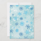 Noël Anniversaire Invitation enfants (Dos)