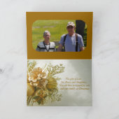 Noël Anniversaire or Carte photo par Janz (Intérieur)