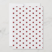 Noël Arbre Fête Invitation (Dos)