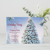 Noël Arbre Fête Invitation (Debout devant)