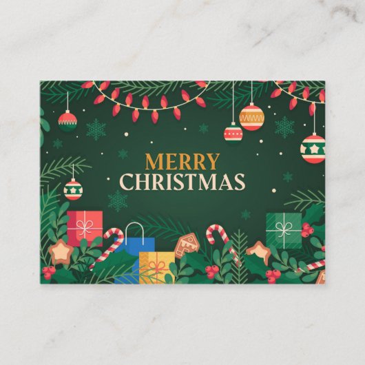 Noël Arbre Noël Noël 2021 Cadeaux Cartes de voeux (Devant)