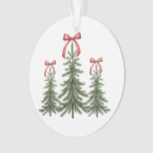 Noël Arbre Rouge Bow Retro Joyeux Noël Noël Noël N (devant)