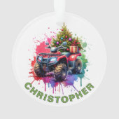 Noël ATV Nom personnalisé (dos)