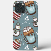 Noël au cacao chaud | Mate de coque iphone de caca (Verso)