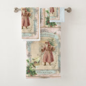 Noël au Père Noël rose style victorien (En situation)