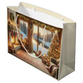 Noël au sac cadeau du lac (Dos Angle)