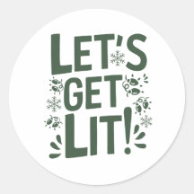 Noël | autocollant du Nouvel An