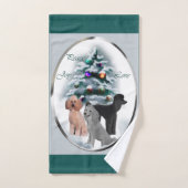 Noël aux amoureux des canicules (Serviette à main)