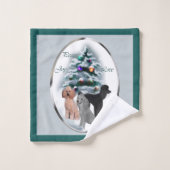 Noël aux amoureux des canicules (Gant de toilette)