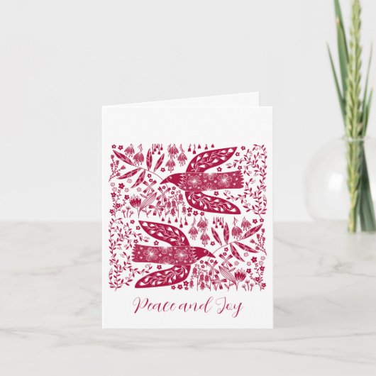 Noël aux oiseaux rouges (Devant)