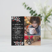 Noël, Ayez-Vous... Carte photo Red Berries (Debout devant)