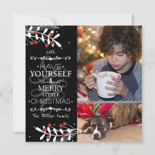 Noël, Ayez-Vous... Carte photo Red Berries