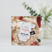 Noël Baby Faire-part médias sociaux (Debout devant)