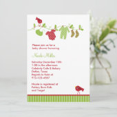 Noël Baby Laverie Invitations (Debout devant)