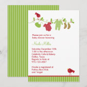 Noël Baby Laverie Invitations (Devant / Derrière)