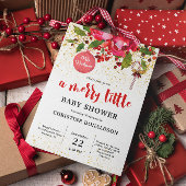 Noël Baby shower d'hiver Invitation