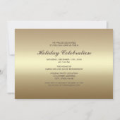 Noël Bauble Fête de Noël Invitation (Dos)