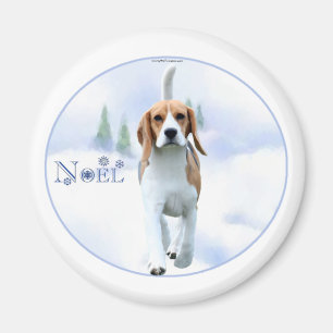 Noel Beagle Magnet Magneet