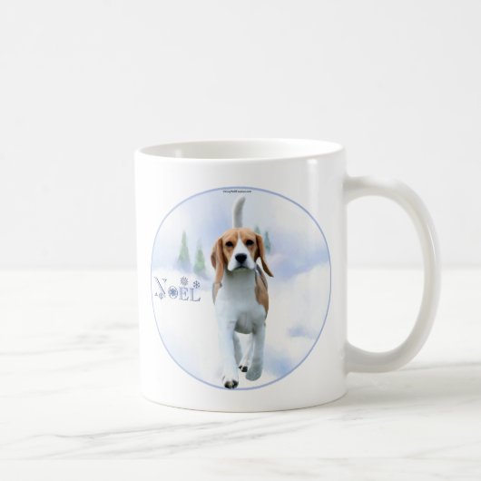 Noel Beagle Mug (Droite)